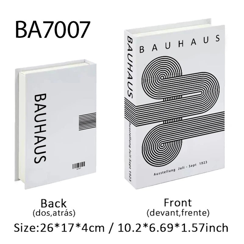 Trendy Chic Faux Books – Decorative Book Storage Boxes with Stylish Covers for Coffee Table Scandinavian Style Contemporary Home Décor