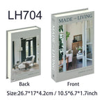 Fashion Art Style Faux Books Coffee Table Decor Book Box Storage Boxes Luxury Practical Ornamental Decoration For Modern Home Decor