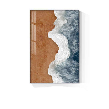 Abstract Coastal Beach Landscape Wall Art Fine Art Canvas Prints Pictures For Modern Apartment Living Room Dining Room Bedroom Art Decor 2025