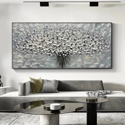 Modern Abstract Flower Tree Wall Art Fine Art Canvas Prints Large Sizes Pictures For Living Room Bedroom Home Office Art Decor