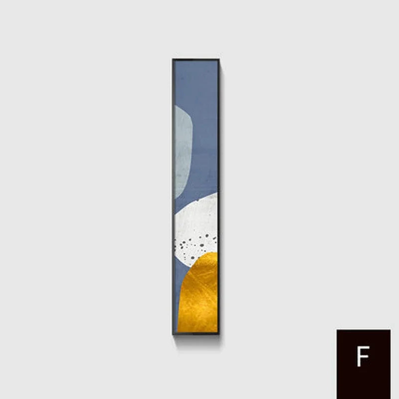 Colorful Abstract Slim Format Wall Art Fine Art Canvas Prints Versatile Art Pieces For Living Room Stairway Foyer Creative Home Decor