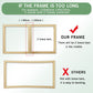 DIY Gallery Mount Picture Framing Kit Wooden Stretcher Bars Pine Wood Picture Frame For Framing Canvas Prints 50x70cm, 60x90cm etc