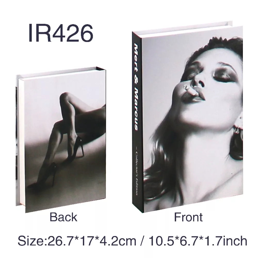 Fashion Art Style Faux Books Coffee Table Decor Book Box Storage Boxes Luxury Practical Ornamental Decoration For Modern Home Decor