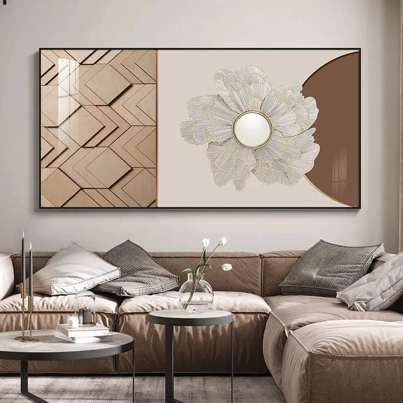 Modern Aesthetics Abstract Celestial Geometry Wall Art Fine Art Canvas Prints Pictures For Living Room Dining Room Art For Contemporary Interiors 2025