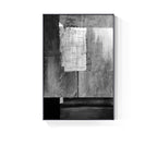 Blue Grey Industrial Abstract Wall Art Fine Art Canvas Prints Modern Art For Contemporary Living Room Dining Room Home Office Foyer Art Decor