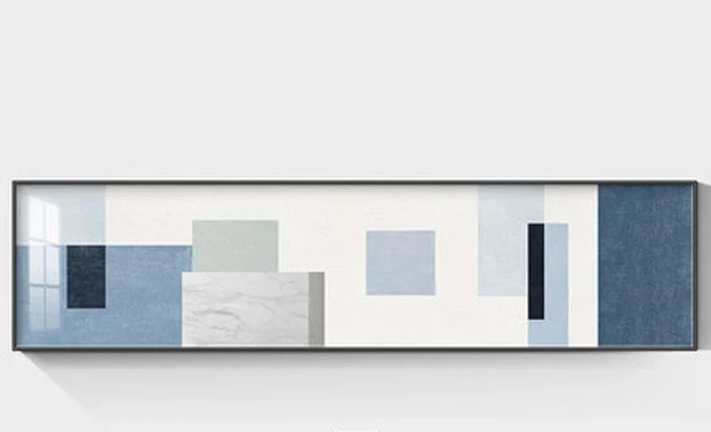 Minimalist Black White Color Block Abstract Wall Art Fine Art Canvas Prints Wide Format Pictures For Above The Sofa Modern Art For Above The Bed