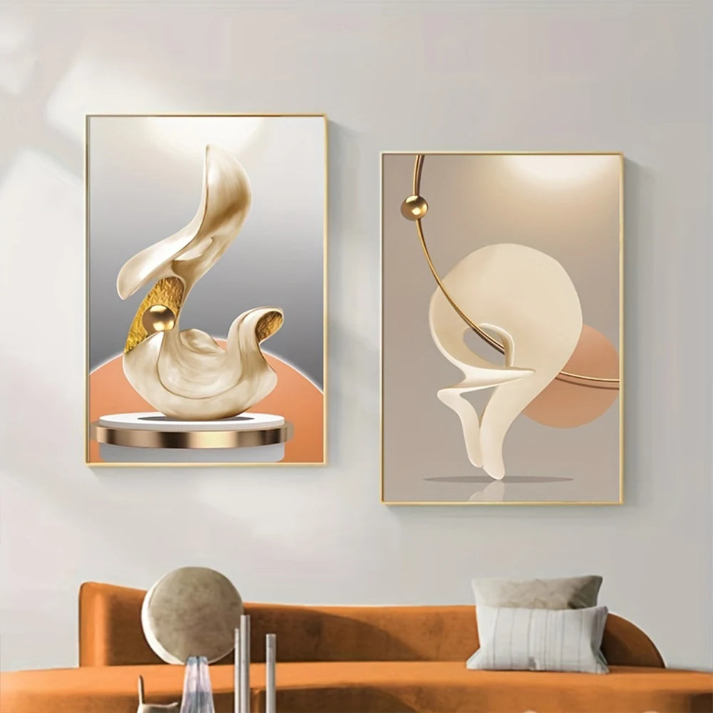 Modern Aesthetics Abstract Still Life Wall Art Fine Art Canvas Prints Light Luxury Pictures For Living Room Dining Room Home Office Decor