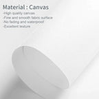 Blossom Tree Stone Terrace Oriental Zen Still Life Wall Art Fine Art Canvas Print Large Format Abstract Picture For Living Room Dining Room Home & Office Decor