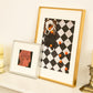Metal Picture Frame Brushed Black Frosted White Brushed Gold Titanium Silver With Wood Inner Frame Sizes 20x30cm to 60x90cm