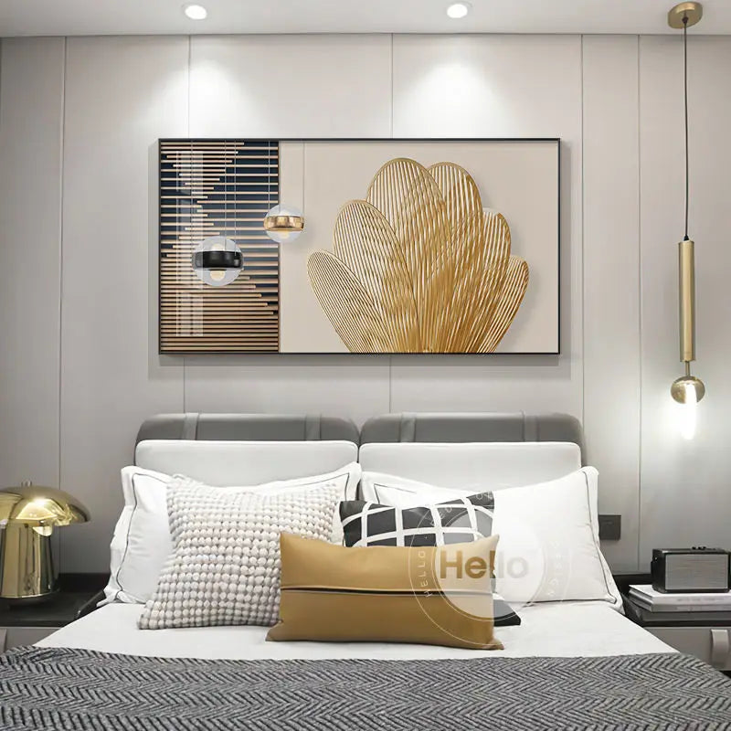 Modern Abstract Architectural Artforms Wall Art Fine Art Canvas Prints Black Brown Golden Beige Pictures For Luxury Loft Living Room Lifestyle Art Decor