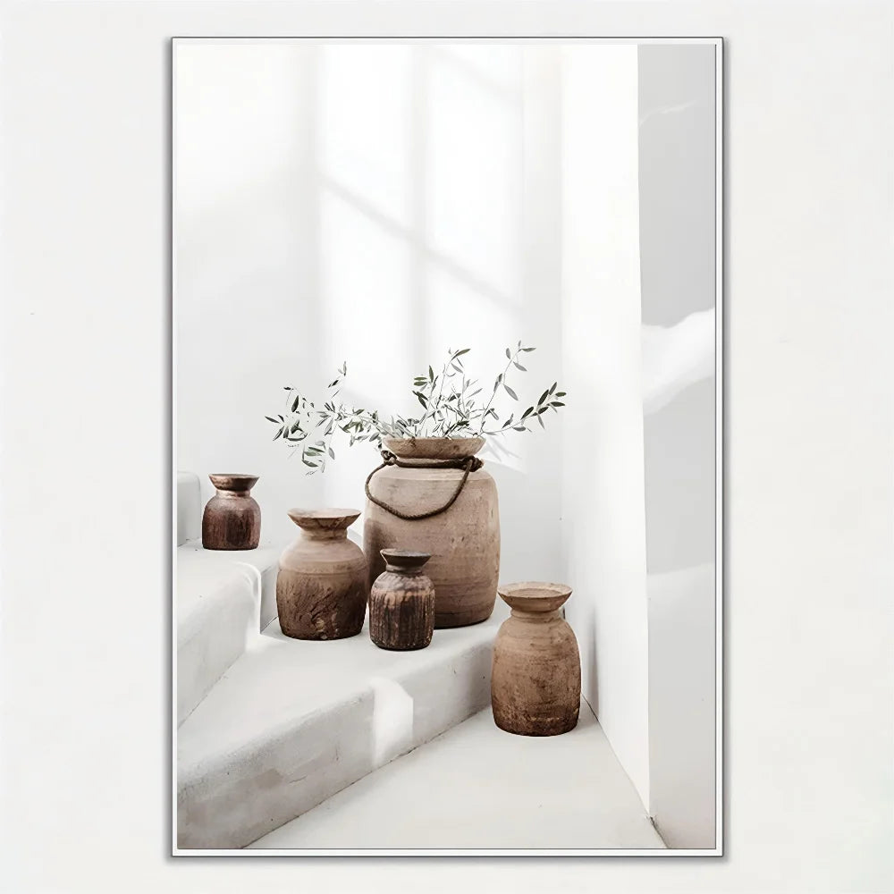 Rustic Vintage Vases Still Life Wall Art Fine Art Canvas Prints Pictures For Living Room Dining Room Kitchen Art For Contemporary Interiors 2025