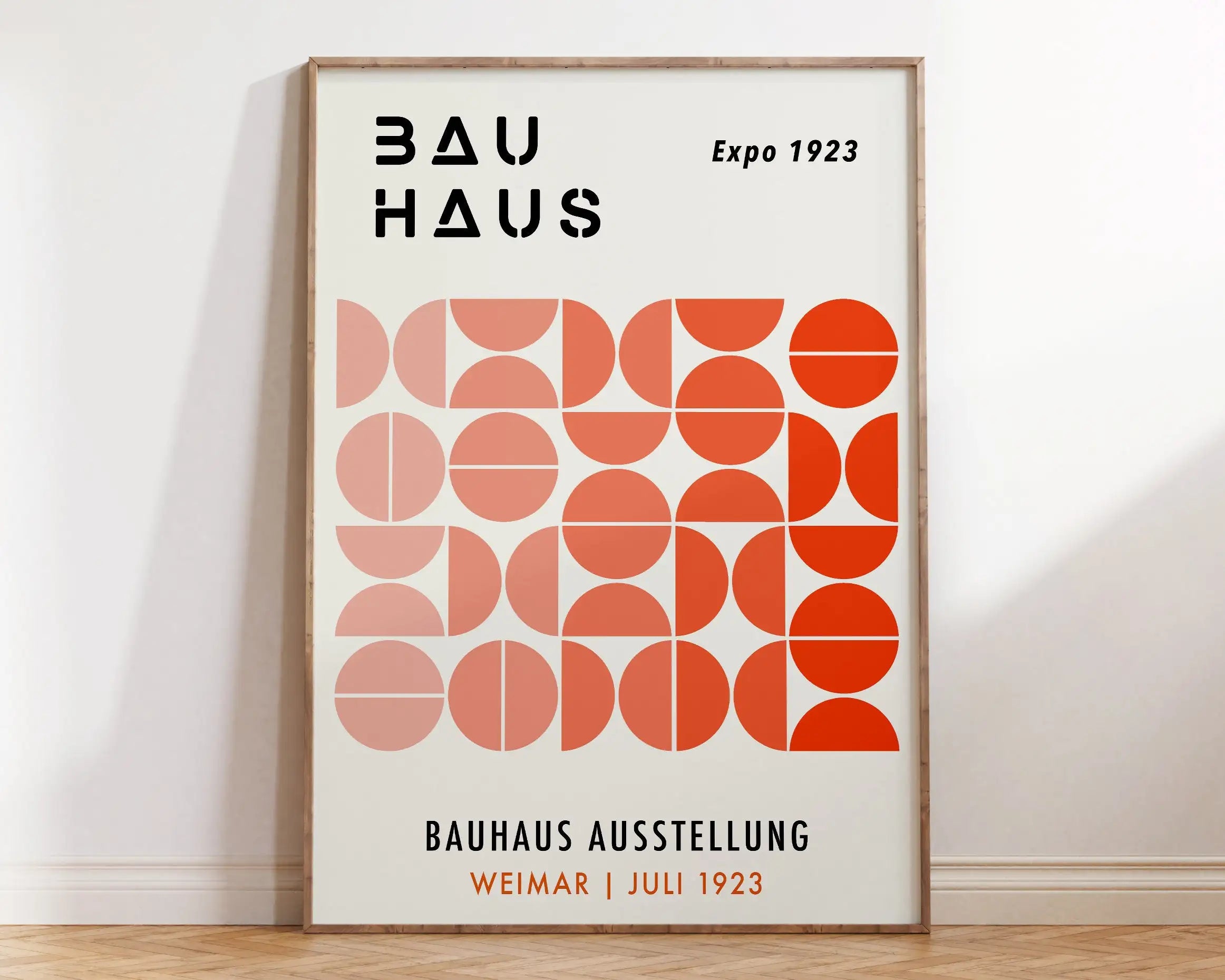 Coloful Vintage Retro Geometric Abstract Bauhaus Expo Art Gallery Poster Wall Art Fine Art Canvas Prints Pictures For Living Room Home Office Decor