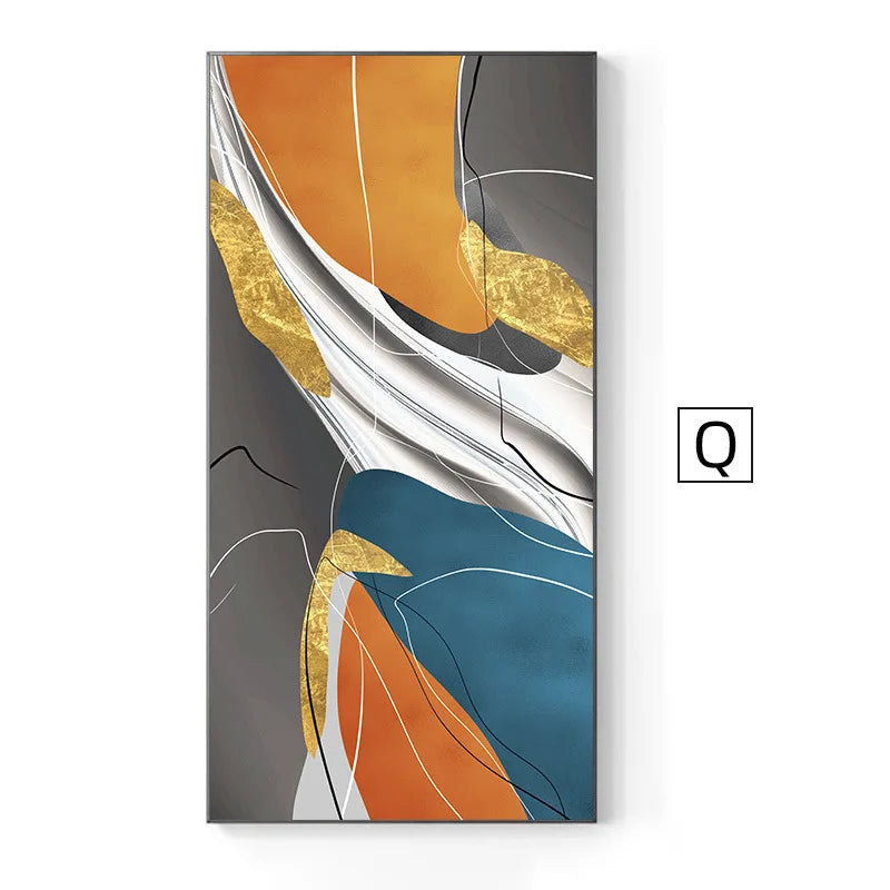 Modern Abstract Nordic Wall Art Fine Art Canvas Prints Posters Colorful Art For Living Room Dining Room Foyer Light Luxury Interior Decoration