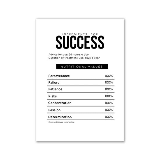 * Featured Sale * Inspirational Quotes Wall Art Fine Art Canvas Prints Black & White Motivational Posters For Bedroom Office Typographic Art Decor