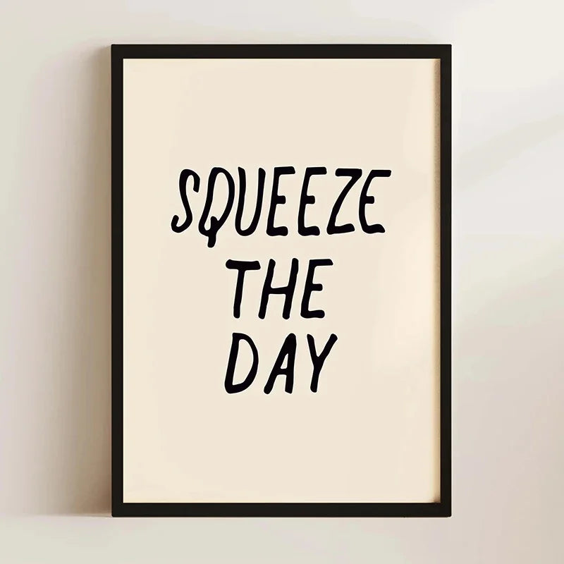 Motivational Quotes & Affirmation Wall Art Fine Art Canvas Prints - Inspirational Words, Simple Modern Typography & Uplifting Phrases