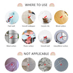 Rainbow Clouds & Dots Nursery Wall Decals Removable Peel & Stick PVC Wall Stickers For Baby's Room Children's Bedroom Creative DIY Home Decor