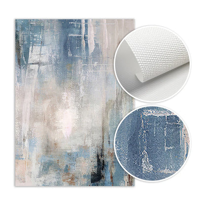 Shades Of Blue Gray Beige Abstract Wall Art Fine Art Canvas Prints Pictures For Living Room Contemporary Art For Modern Interiors