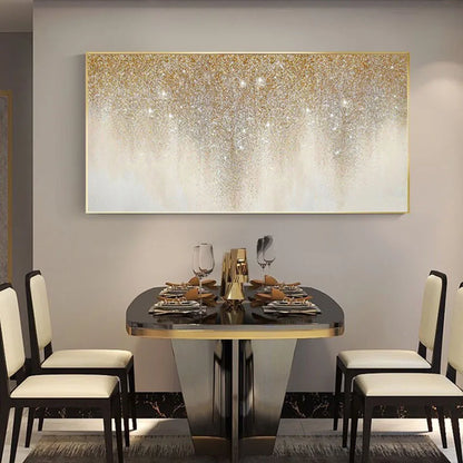 * Hand Painted * Modern Abstract Large Format Acrylic Oil Painting For Living Room Above Sofa Dining Room Art Decor - Unique Hand Painted Acrylic Oil Painting On Canvas