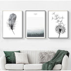 Minimalist Lifestyle Nordic Nature Nature Deer Forest Wall Art Fine Art Canvas Prints Pictures For Living Room Dining Room Art For Modern Living