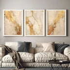 Modern Black Beige Golden Liquid Marble Print Abstract Wall Art Fine Art Canvas Prints Pictures For Living Room Bedroom Art Decor