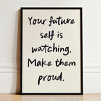 Motivational Quotes & Affirmation Wall Art Fine Art Canvas Prints - Inspirational Words, Simple Modern Typography & Uplifting Phrases