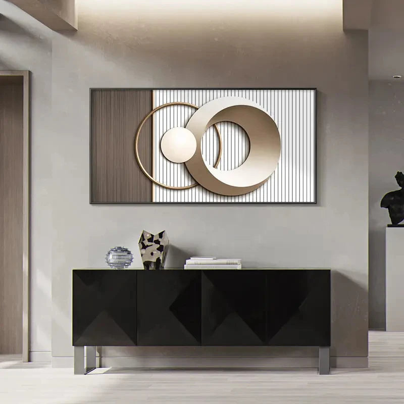 Modern Aesthetics Abstract Celestial Geometry Wall Art Fine Art Canvas Prints Pictures For Living Room Dining Room Art For Contemporary Interiors 2025