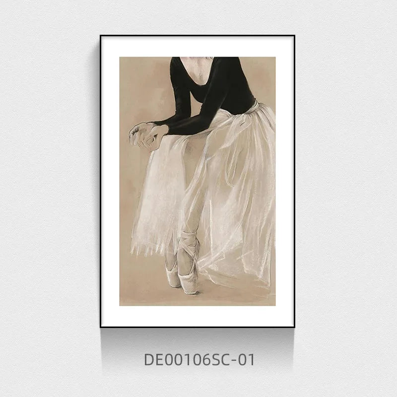 Vintage Vogue Woman Playing Piano Music Wall Art Fine Art Canvas Prints Pictures For Living Room Bedroom Art For Dining Room