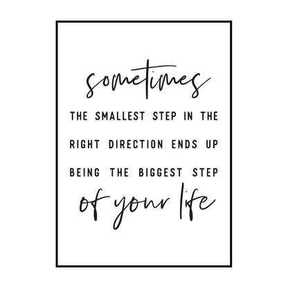Motivational Quotes Posters Black White Minimalist Wall Art Fine Art Canvas Prints Inspirational Quotations Posters For Living Room Bedroom Home Office Decor