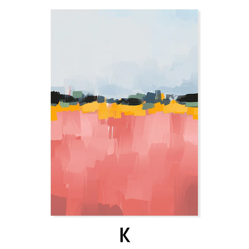 Fingerprint Abstract Wall Art Nordic Style Colorful Fine Art Canvas Prints Works Of Art For Office Living Room Modern Home Interior Decor