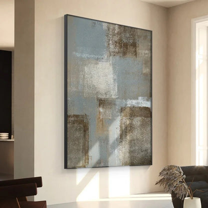 Vintage Urban Abstract Wall Art Fine Art Canvas Prints Neutral Color Pictures For City Apartment Modern Loft Contemporary Interior Art Decor