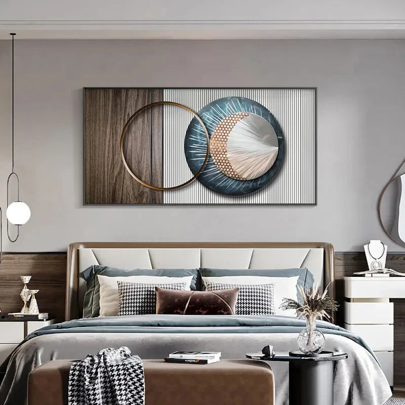 Modern Aesthetics Abstract Celestial Geometry Wall Art Fine Art Canvas Prints Pictures For Living Room Dining Room Art For Contemporary Interiors 2025