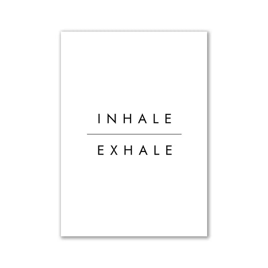 * Featured Sale * Inspirational Quotes Wall Art Fine Art Canvas Prints Black & White Motivational Posters For Bedroom Office Typographic Art Decor