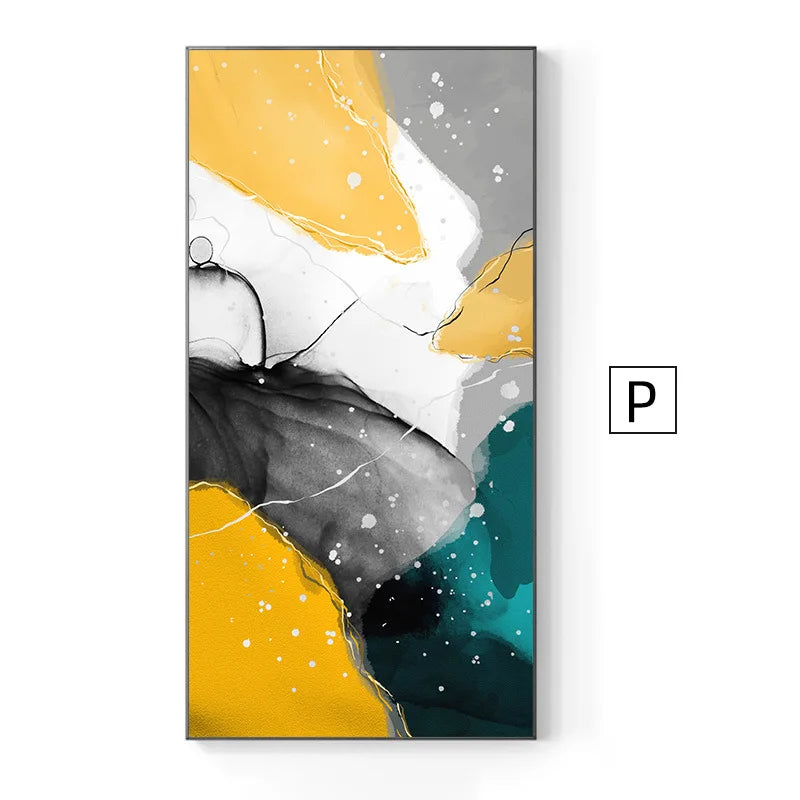 Modern Abstract Nordic Wall Art Fine Art Canvas Prints Posters Colorful Art For Living Room Dining Room Foyer Light Luxury Interior Decoration