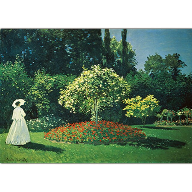 Claude Monet Impression, Sunrise Poster Art Famous Painting Wall Art Canvas Digital Print Poster Classic Art for Modern Living Room Home Decor