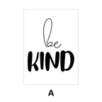 Black and White Motivational Posters Wall Art Fine Art Canvas Prints – Minimalist Wall Art Decor for Modern Interiors