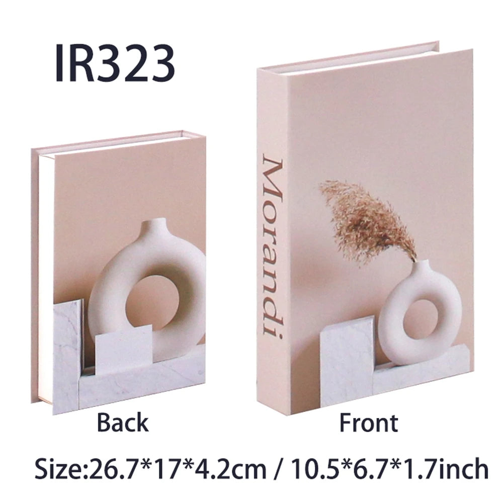 Fashion Art Style Faux Books Coffee Table Decor Book Box Storage Boxes Luxury Practical Ornamental Decoration For Modern Home Decor