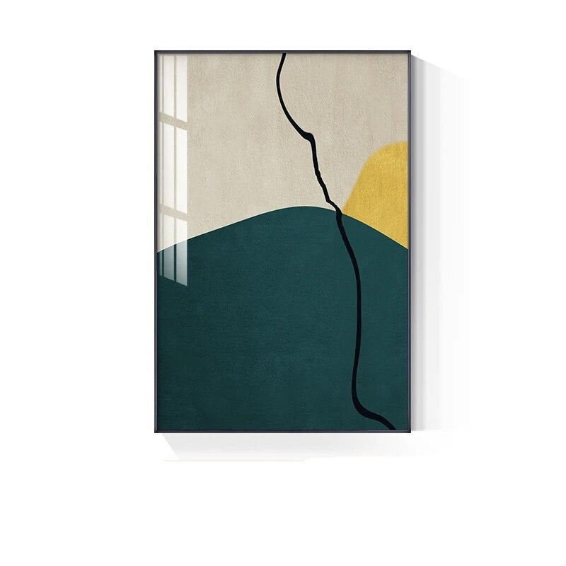 Modern Color Palette Nordic Abstract Wall Art Fine Art Canvas Prints Pictures For Living Room Bedroom Home Office Hotel Room Art Decor