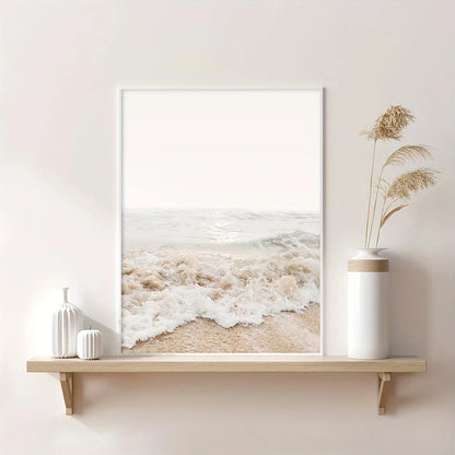 * Featured Sale * Minimalist Coastline Seascape Landscape Wall Art Fine Art Canvas Prints Pictures Of Calm For Living Room Bedroom Home Decor