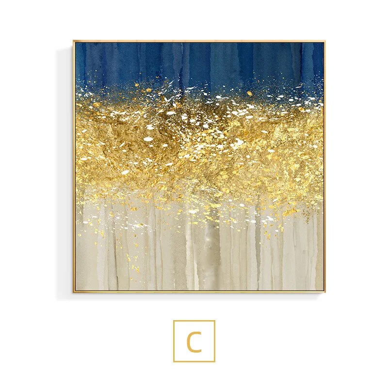 Modern Abstract Wall Art Square Format Fine Art Canvas Prints Nordic Pictures For Living Room Bedroom Home Office Art Decor