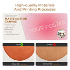 Simple Leaves In The Moonlight Botanical Wall Art Fine Art Canvas Print Picture For Dining Room Living Room Art For Harmonious Home Decor