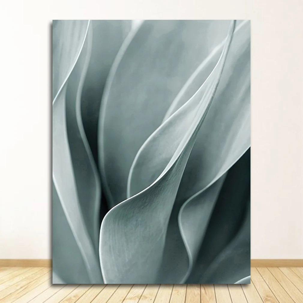 Green Golden Fern Leaves Wall Art Fine Art Canvas Prints Modern Botanical Pictures For Living Room Dining Room Home Office Decor