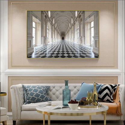 Classical Architectural Wall Art Posters Fine Art Canvas Prints Inspirational Atmospheric Pictures For Living Room Contemporary Foyer Art Decor