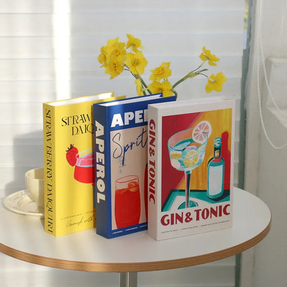 Set of 3Pcs Designer Fashion Faux Books – Decorative Designer Book Props for Coffee Table, Living Room, Hotel Room, Club &amp; Villa Decor