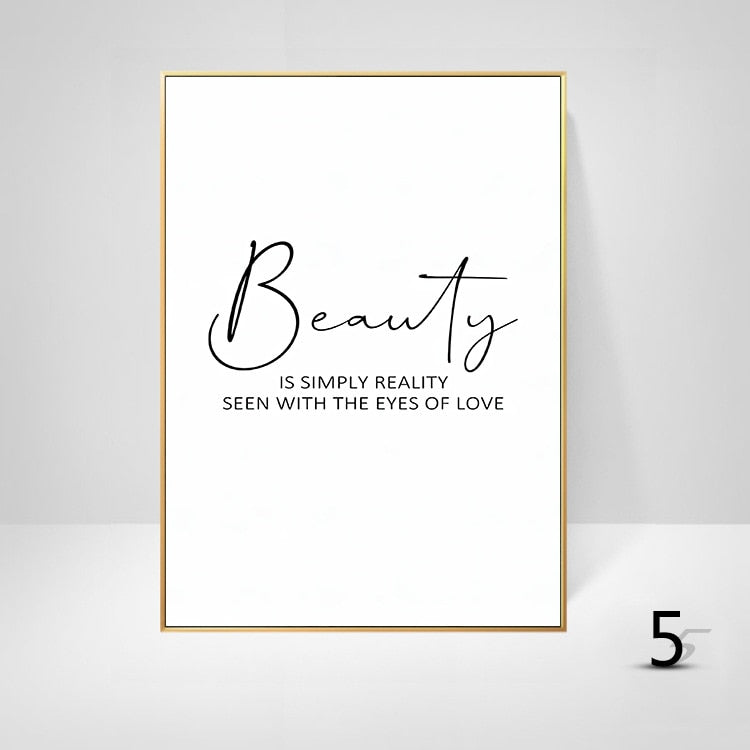 Pink Rose Peony Inspirational Quote Wall Art Fine Art Canvas Prints Modern Botany Fashion Pictures For Living Room Bedroom Art Decor