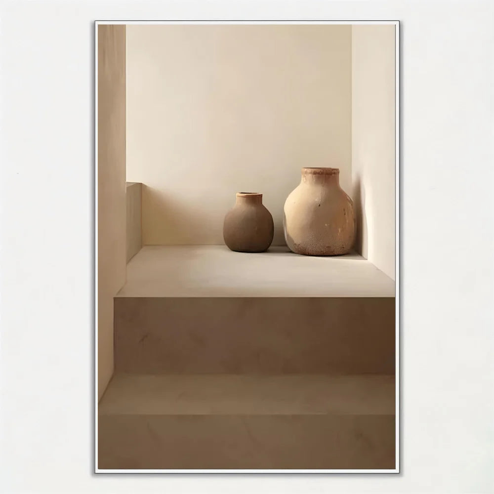 Rustic Vintage Vases Still Life Wall Art Fine Art Canvas Prints Pictures For Living Room Dining Room Kitchen Art For Contemporary Interiors 2025
