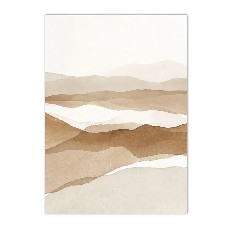 Minimalist Abstract Mindfulness Quotes Wall Art Fine Art Canvas Prints Neutral Toned Artworks For Living Room Gallery Wall Home Decor