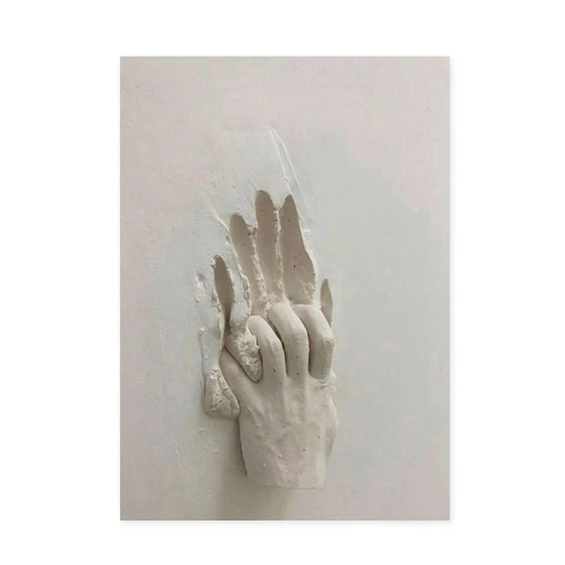 Modern Urban Abstract Iron Statue Wall Art Fine Art Canvas Prints 3d Visualization Figure Art Pictures For Minimalist Apartment Wall Decor