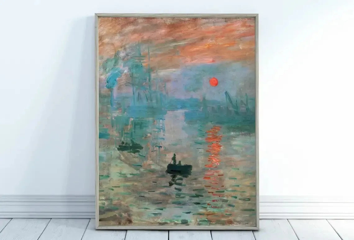 Famous Paintings Impressionist Abstract Landscape Wall Art Fine Art Canvas Prints For Living Room, Bedroom & Home Décor