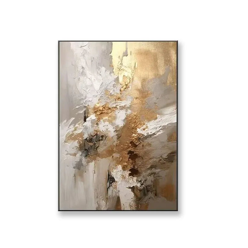 * Hand Painted * Large Format Textured Abstract Acrylic Oil Painting For Living Room Entrance Hall Foyer Contemporary Home Office Decor