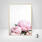 Pink Rose Peony Inspirational Quote Wall Art Fine Art Canvas Prints Modern Botany Fashion Pictures For Living Room Bedroom Art Decor